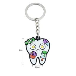iDENTical Tooth Shape Keychain With Candy Design ZYR-3006-1 - 3