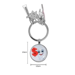 iDENTical Tooth Charm Keychain - White ZYR-4071 - 5
