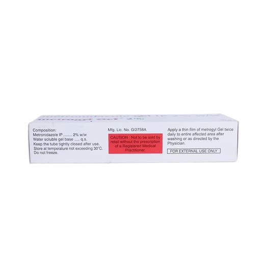 Metrogyl Gel 2% 40gm (Pack of 20)