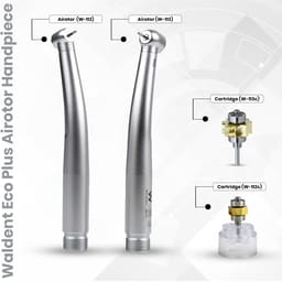 Waldent Eco Plus Airotor Handpiece And Cartridges - 10