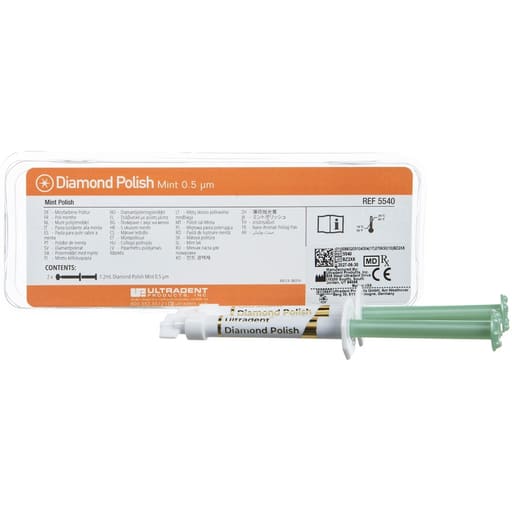 Ultradent Diamond Polish Mint Micron Refill - 0.5 Micron (5540) Pack of 2