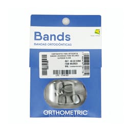 OrthoMetric Plain Ortho Bands Lower (Pack of 10)