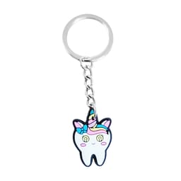iDENTical Unicorn Tooth Shape Keychain ZYR-3006-1 - 1