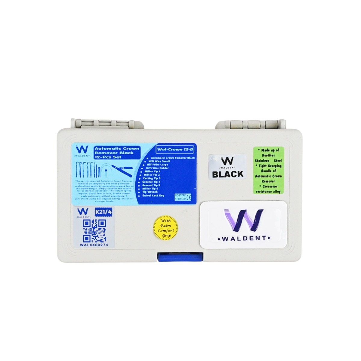 Waldent Automatic Crown Remover Black Set of 12 (K21/4)