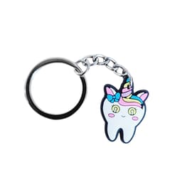iDENTical Unicorn Tooth Shape Keychain ZYR-3006-1 - 5