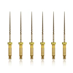 Waldent Wal-flex Gold Rotary Files 25mm - 12