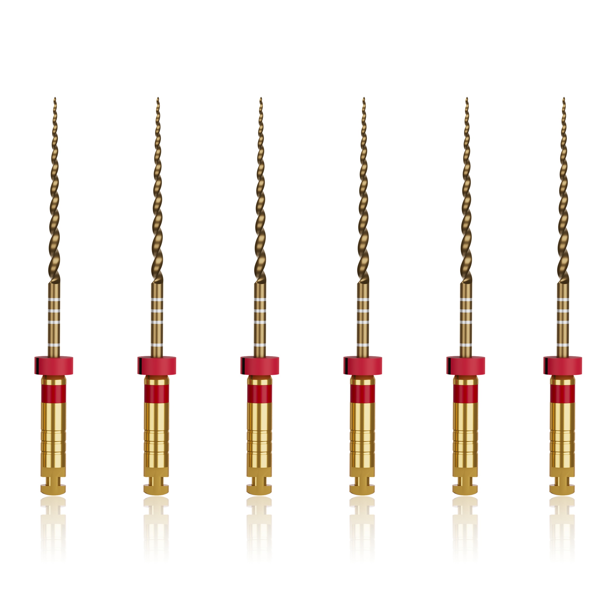 Waldent Wal-flex Gold Rotary Files 25mm