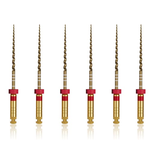Waldent Wal-flex Gold Rotary Files 25mm