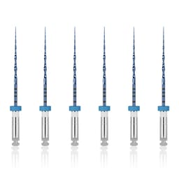 Waldent Wal-flex S- Blue Rotary Files 25mm - 15/5%