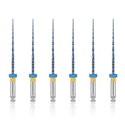 Waldent Wal-flex S-Blue Rotary Files 25mm - 20/6%