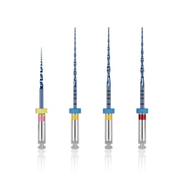 Waldent S-Blue Rotary Files Assorted 25mm Pack For Wide Canals (Pack Of 4)