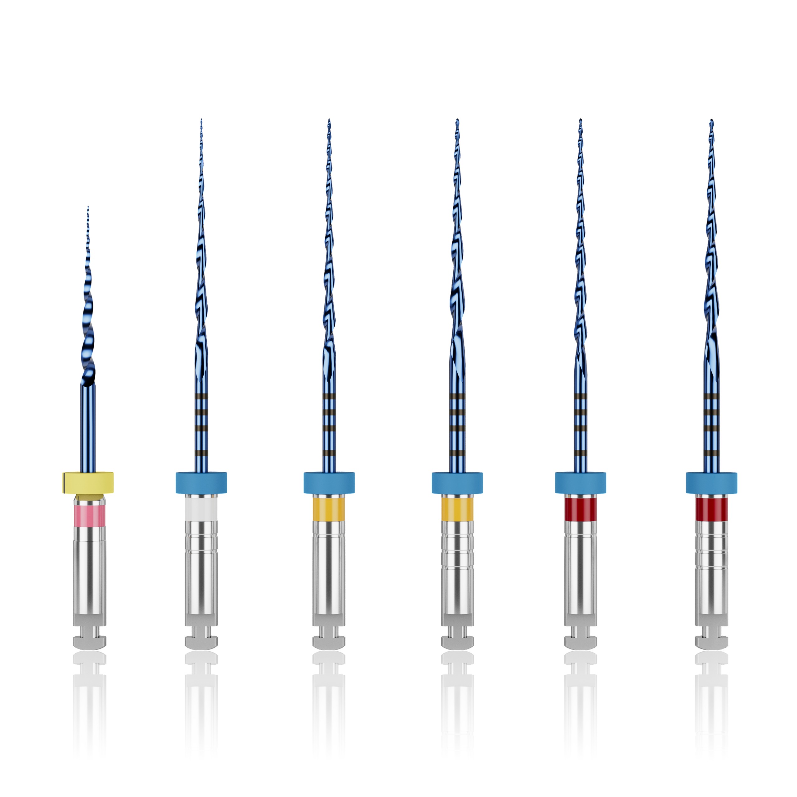 Waldent Wal-flex S- Blue Rotary Files 25mm