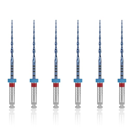 Waldent Wal-flex S- Blue Rotary Files 25mm