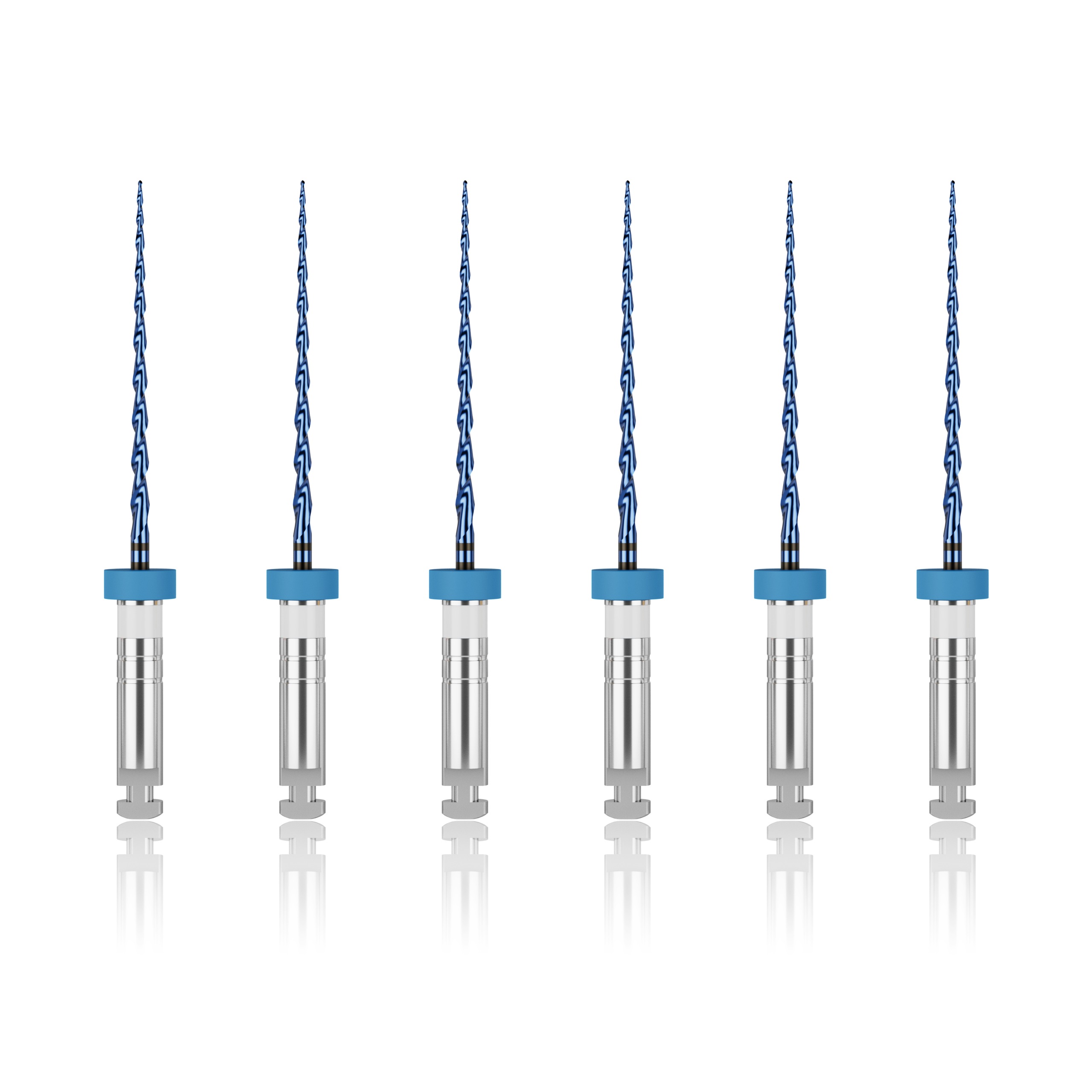 Waldent Wal-flex S- Blue Rotary Files 21mm - 15/5%