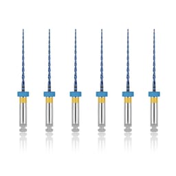 Waldent Wal-flex S- Blue Rotary Files 21mm - 20/4%