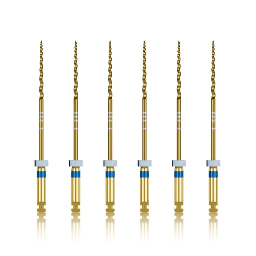 Waldent Premium Taper Gold Rotary Files - 31mm