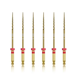 Waldent Premium Taper Gold Rotary Files F2 31mm 