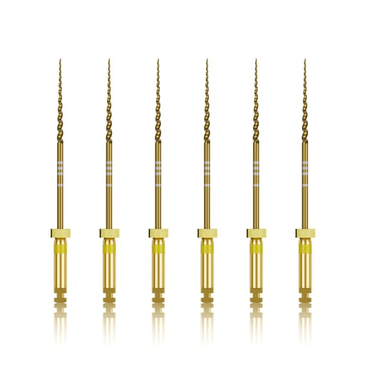 Waldent Premium Taper Gold Rotary Files - 31mm