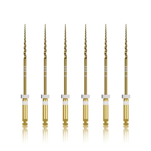 Waldent Premium Taper Gold Rotary Files - 31mm