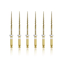 Waldent Premium Taper Gold Rotary Files - 25mm S2