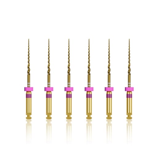 Waldent Premium Taper Gold Rotary Files - 21mm
