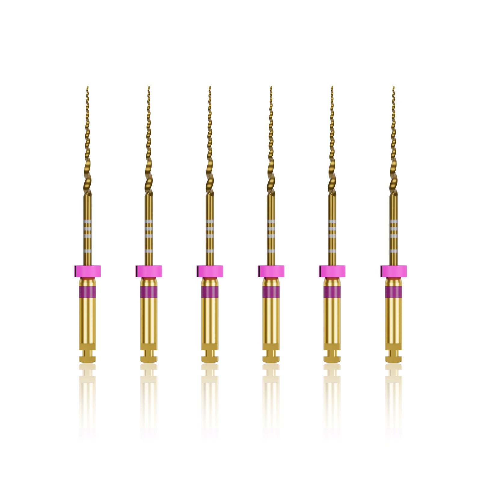 Waldent Premium Taper Gold Rotary Files - 25mm