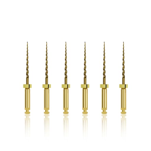 Waldent Premium Taper Gold Rotary Files - 21mm
