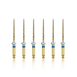 Waldent Premium Taper Gold Rotary Files - 21mm F3