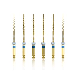 Waldent Premium Taper Gold Rotary Files - 25mm F3