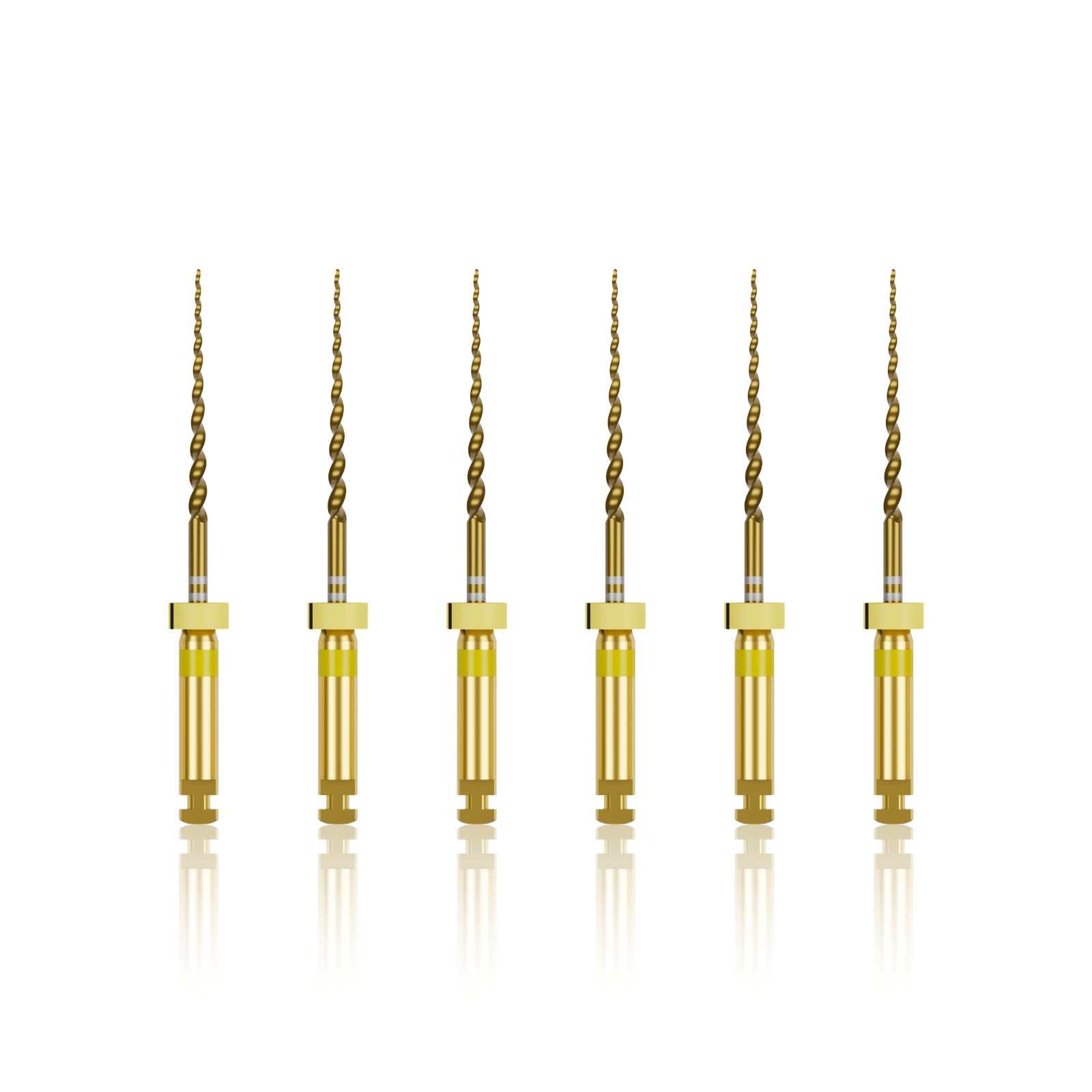 Waldent Premium Taper Gold Rotary Files - 21mm F5