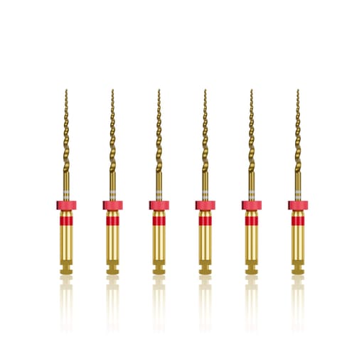Waldent Premium Taper Gold Rotary Files - 21mm