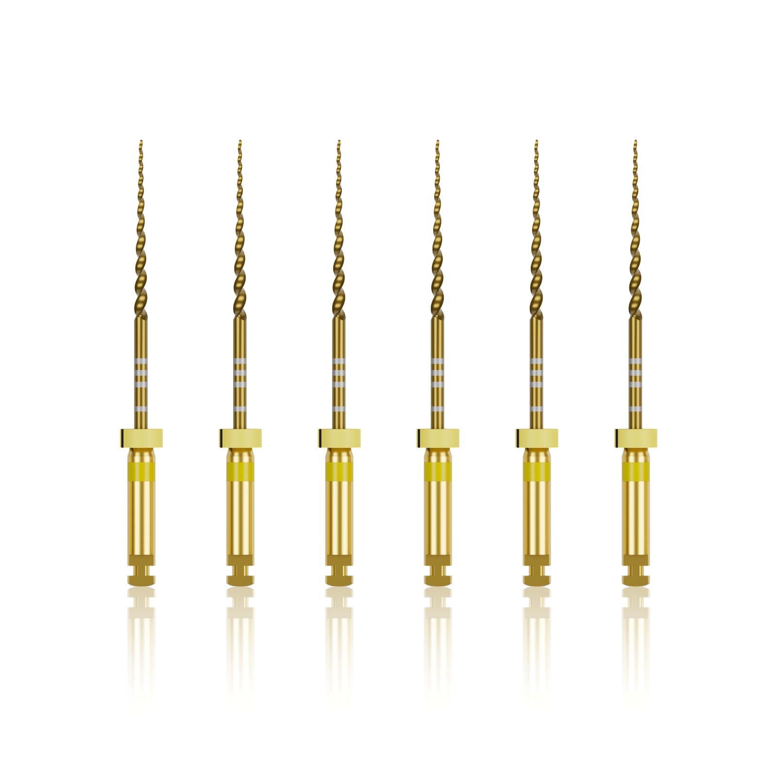 Waldent Premium Taper Gold Rotary Files - 25mm