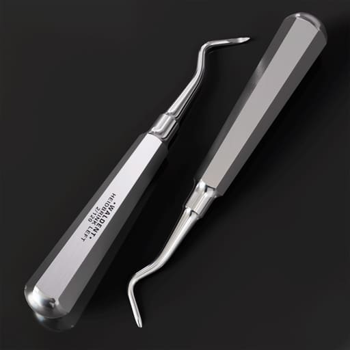 Waldent Root Elevator Heidbrink Hex Handle  - Left (2/120)