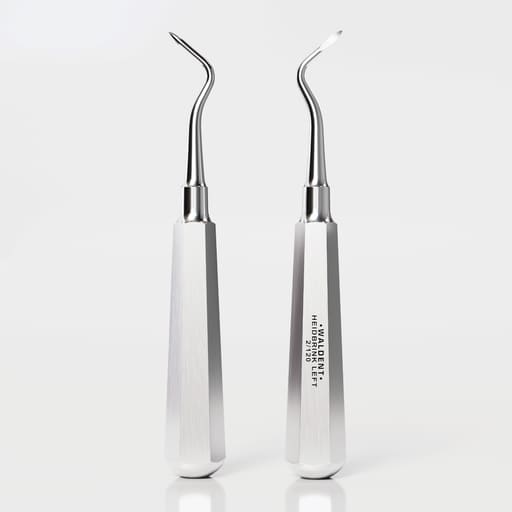 Waldent Root Elevator Heidbrink Hex Handle  - Left (2/120)