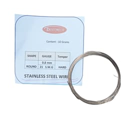 Dentomech Hard Steel Orthodontic Wire Pouch 10g - 21 Gauge ( 0.8 mm )