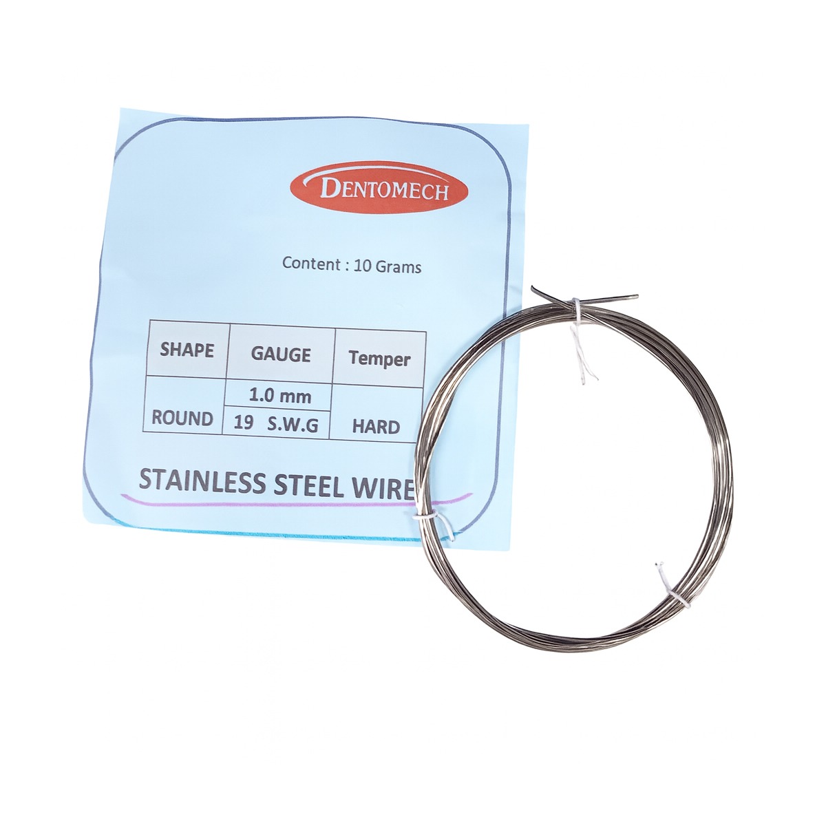 Dentomech Hard Steel Orthodontic Wire Pouches 10g