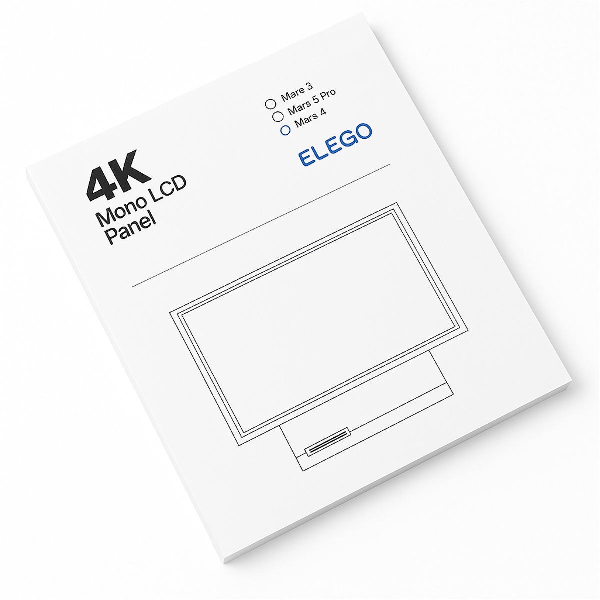 Elegoo Mars 5 3D Printer LCD Screen