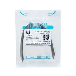 U Ortho Ss Wires (Rectangular) Lower 17 x 25