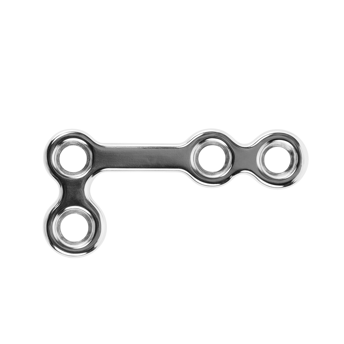 SK Surgicals SS Mini Bone Plates L Shape 90° With Gap - Left 2mm (4 Holes) 200.420SL