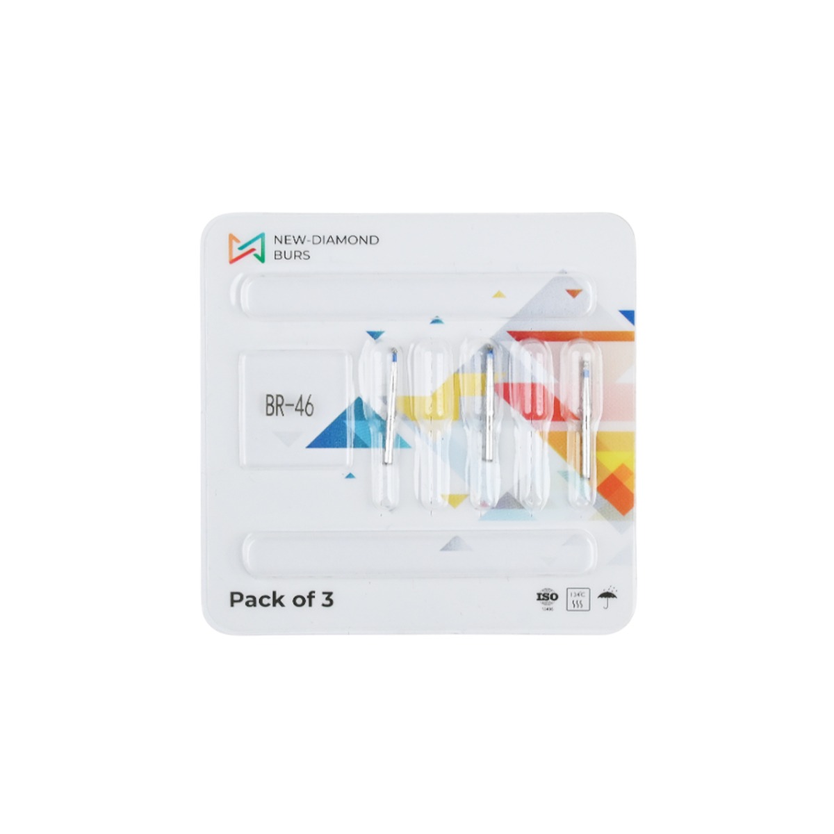 NewDiamond Ball Round Diamond Bur -BR (Pack Of 3)