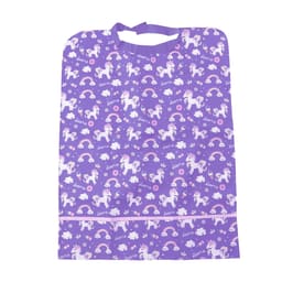 ET Dental Patient Apron For Kids - Purple (Unicorn Theme)
