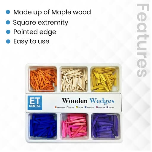 ET Dental Wooden Wedges Kit