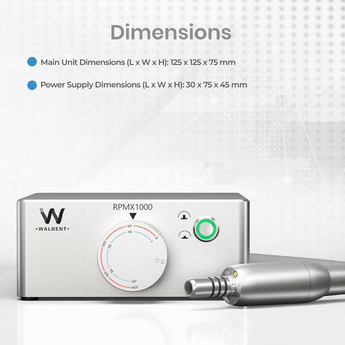 Waldent TurboDrive Elite Brushless LED Electric Motor