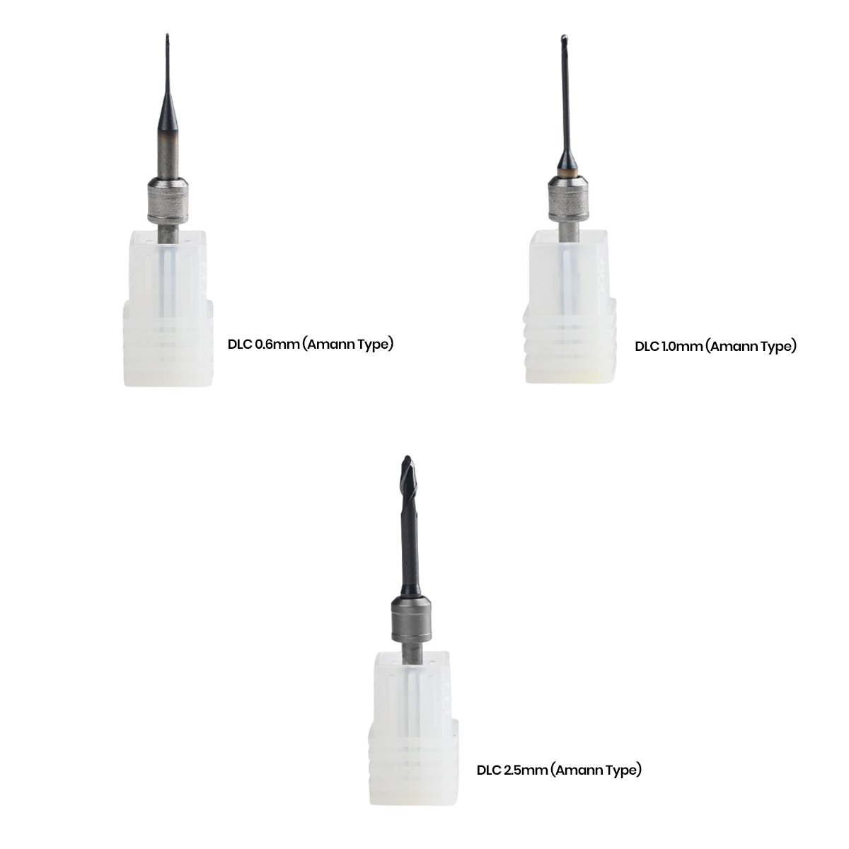 Labodent Zirconia Milling Burs DLC (Amann Girrbach Type)