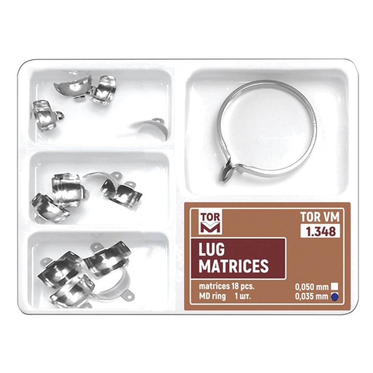 Tor Vm Lug Matrices Kit 18 pcs 1.348(h35)