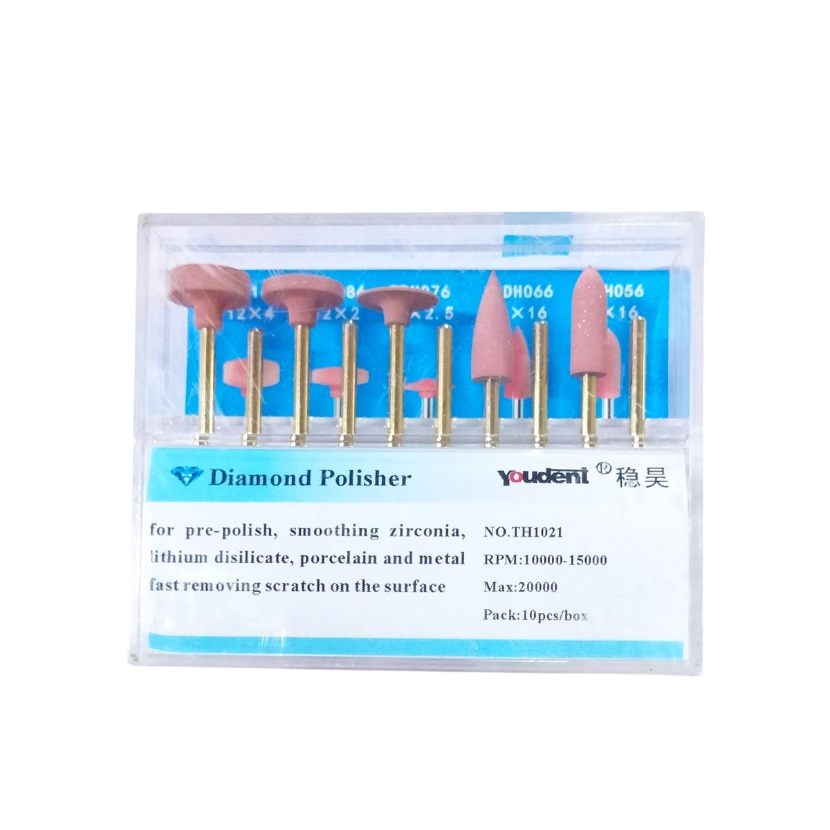 Youdent Diamond Polishers Kit For Pre - Polishing HP (TH1021)
