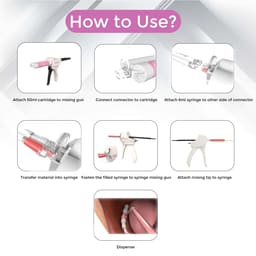 Seil Global Disposable Impression Saver Mixing And Intra Oral Tips For 6ml Cartridges - 3