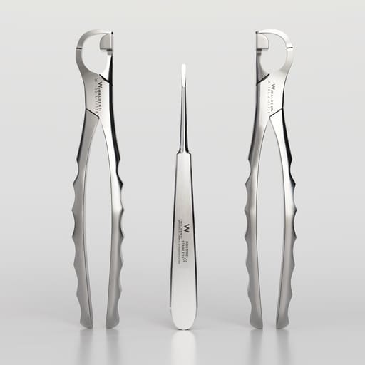 Waldent Physics Forceps Set of 5 (K1/3)