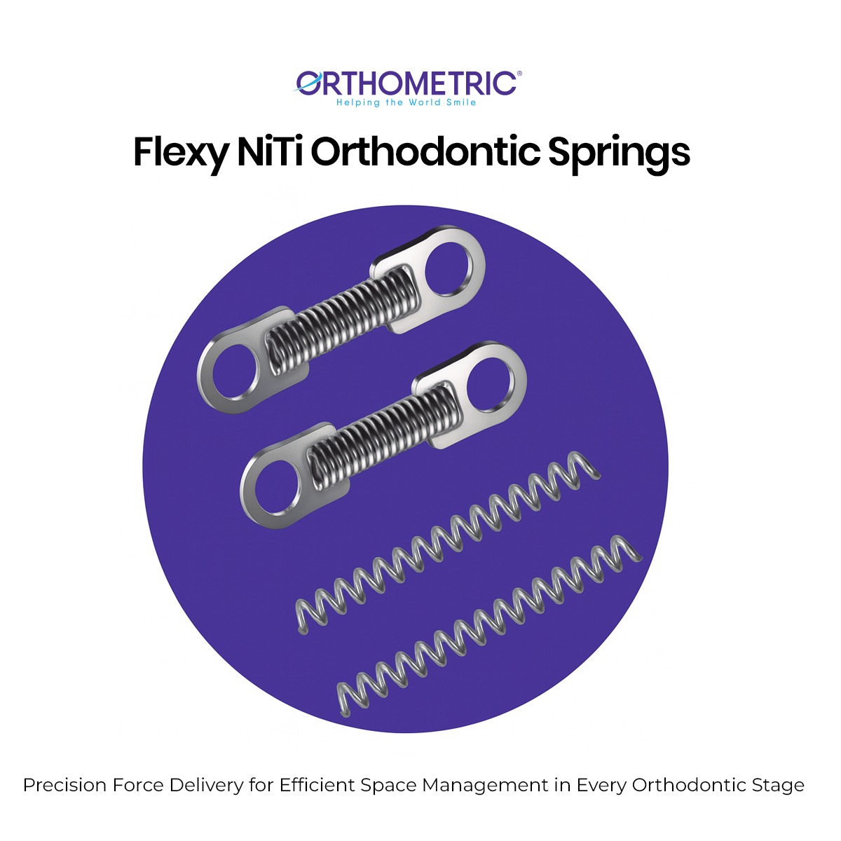 OrthoMetric Flexy NiTi Orthodontic Springs