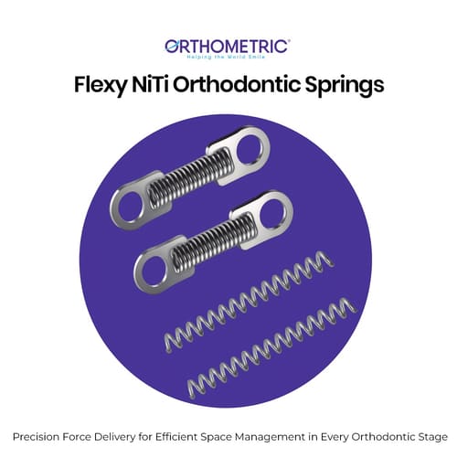 OrthoMetric Flexy NiTi Orthodontic Springs